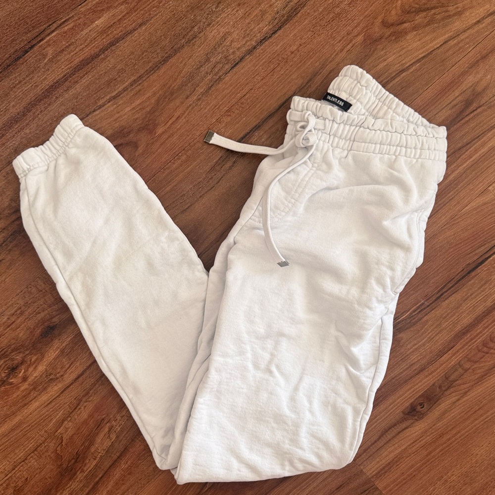 Talentless White Jogger Pants